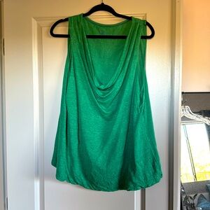 Boden linen sleeveless cowl neck top